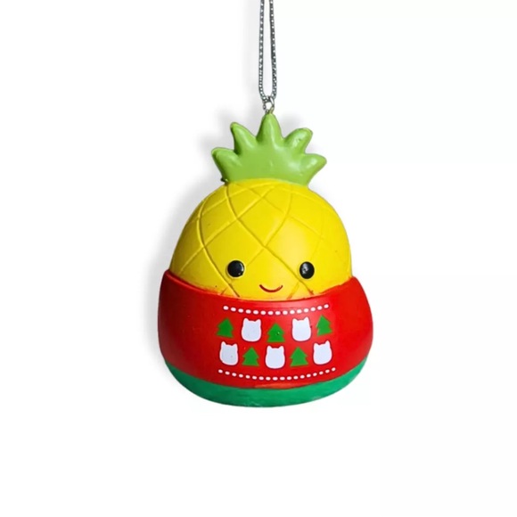 Squishmallows Maui the Pineapple Christmas Decoration, Tree Ornament Kurt Adler - Picture 2 of 8